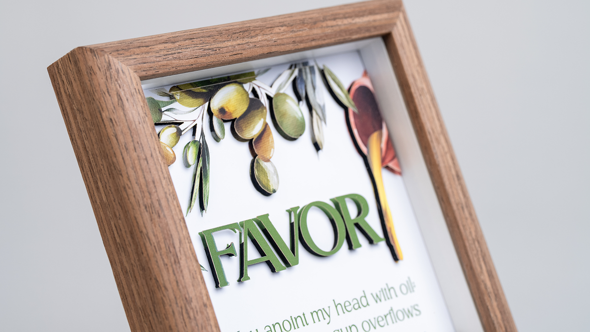 3D Word Art with Frame