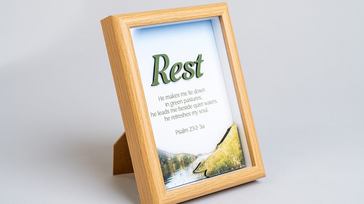 3D Word Art with Frame
