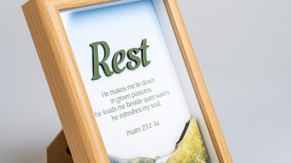 3D Word Art with Frame